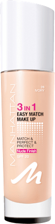 Foundation 3in1 Easy Match Ivory 028, LSF 20, 30 ml