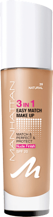 Foundation 3in1 Easy Match Natural 39, LSF 20, 30 ml