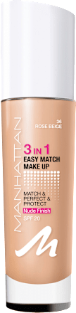 Foundation 3in1 Easy Match Rose Beige 36, LSF 20, 30 ml