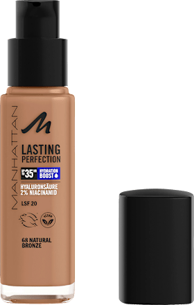 Foundation Lasting Perfection 68 Natural Bronze LSF 20, 30 ml MANHATTAN Cosmetics