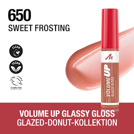 Lipgloss Volume Up 700 Sprinkled Sugar, 10 ml MANHATTAN Cosmetics