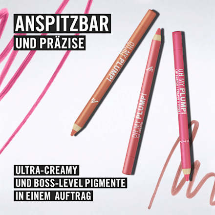 Lipliner Oh My Plump! 030 Oh Honey!, 1,2 g MANHATTAN Cosmetics