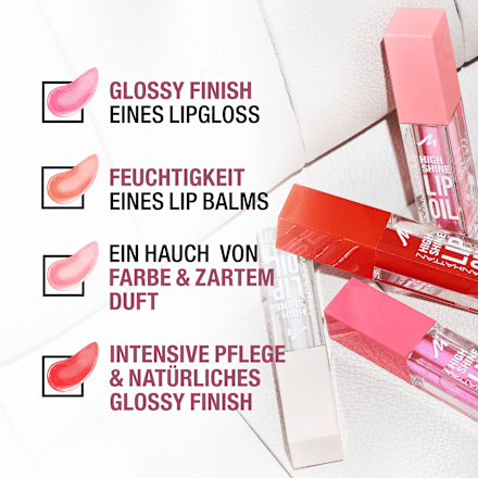 Lippenöl High Shine 001 Pink Flush, 4,5 ml