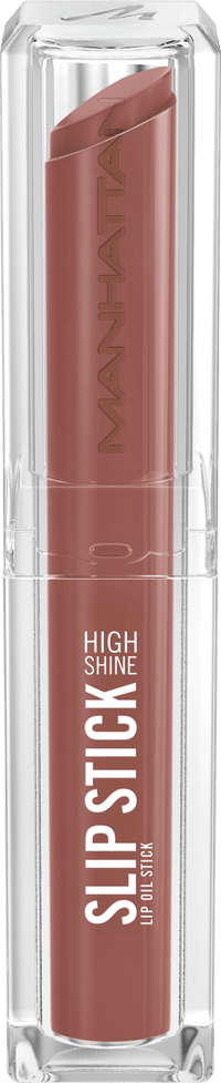 MANHATTAN Cosmetics Lippenstift High Shine Slip Stick, 94FD Penny Brown Deep, 3,4 g