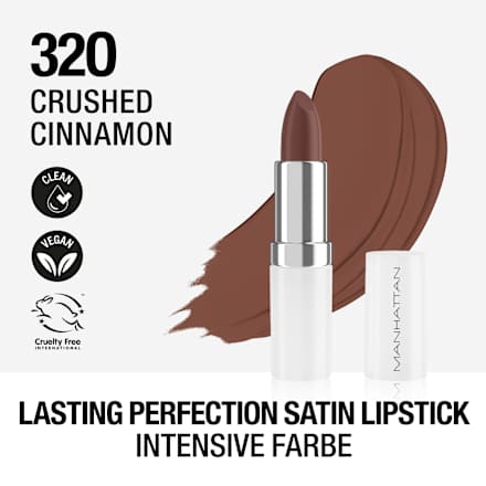 Lippenstift Lasting Perfection Satin 320 Crushed Cinnamon, 4 g