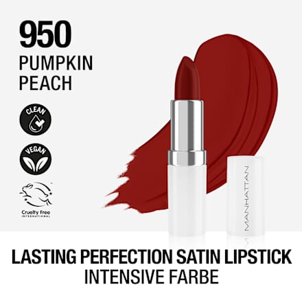 Lippenstift Lasting Perfection Satin 950 Pompoen Perzik, 4 g