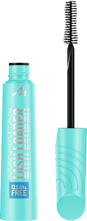 Mascara Clean & Free Lash Loader 1010N Black, 9,5 ml MANHATTAN Cosmetics