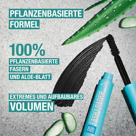 Mascara Clean & Free Lash Loader 1010N Black, 9,5 ml MANHATTAN Cosmetics