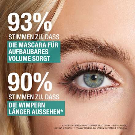 Mascara Clean & Free Lash Loader 1010N Black, 9,5 ml MANHATTAN Cosmetics