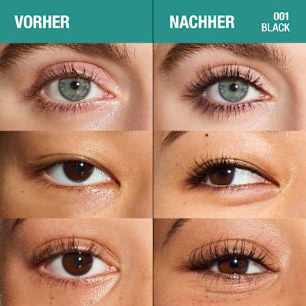 Mascara Clean & Free Lash Loader 1010N Black, 9,5 ml MANHATTAN Cosmetics