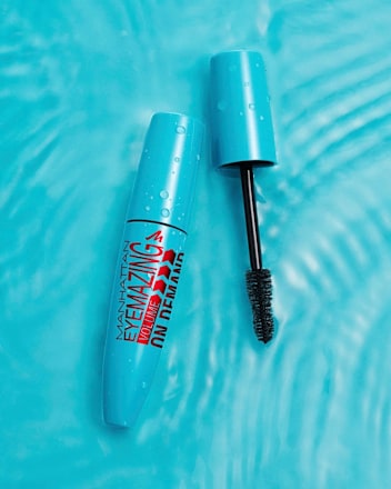 Mascara Eyemazing Volume On Demand Waterproof 1010N Black, 12 ml MANHATTAN Cosmetics
