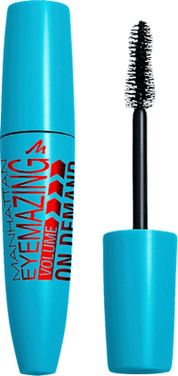 Mascara Eyemazing Volume On Demand Waterproof 1010N Black, 12 ml MANHATTAN Cosmetics