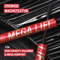 Mascara Volume Up Mega Lift 001 Black, 10 ml