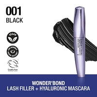 Mascara Wonder'Bond Lash Filler & Hyaluronic 001 Black, 11 ml