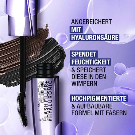 Mascara Wonder'Bond Lash Filler & Hyaluronic 002 Brown, 11 ml