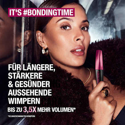 Mascara Wonder'Bond Serum 001 Black, 11 ml MANHATTAN Cosmetics