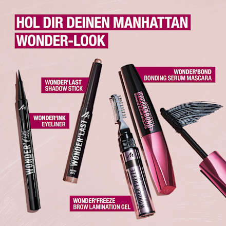 Mascara Wonder'Bond Serum 001 Zwart, 11 ml