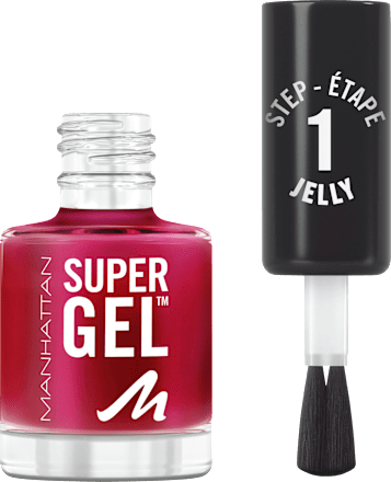 Nagellack Super Gel Jelly 014 Pink To The Berry, 12 ml MANHATTAN Cosmetics