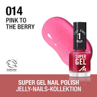 Nagellack Super Gel Jelly 014 Pink To The Berry, 12 ml MANHATTAN Cosmetics