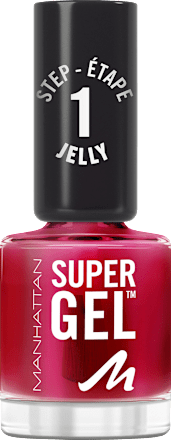 Nagellack Super Gel Jelly 014 Pink To The Berry, 12 ml MANHATTAN Cosmetics