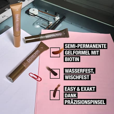 Peel-Off Augenbrauenfarbe Wonder ´Bond Brow Filler Peel-Off Tint 001 Medium, 7,7 ml