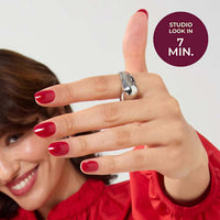 Künstliche Nägel Soft Gel Press Ons Cherry Bomb Medium Round, 32 St