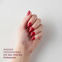 Künstliche Nägel Soft Gel Press Ons Cherry Bomb Medium Round, 32 St