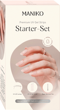 Starterset UV Gel Nagelfolien Creamy Sheer, 1 St