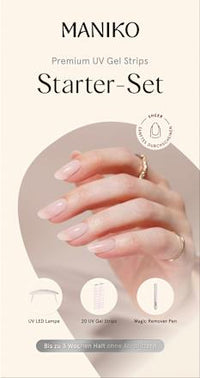 Starterset UV Gel Nagelfolien Creamy Sheer, 1 St