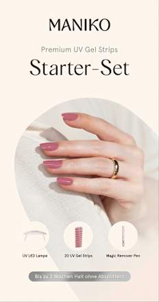 Starterset UV Gel Nagelfolien Vintage Velvet, 1 St