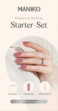 Starterset UV Gel Nagelfolien Vintage Velvet, 1 St