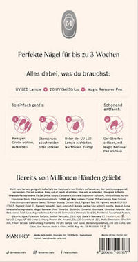 Starterset UV Gel Nagelfolien Vintage Velvet, 1 St