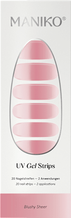 UV Gel Nagelfolien Blushy Sheer, 20 St