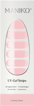 UV Gel Nagelfolies Romig Transparant, 20 stuks