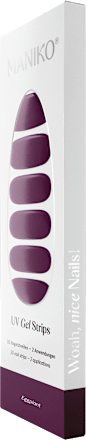 UV Gel Nagelfolie Aubergine, 20 stuks