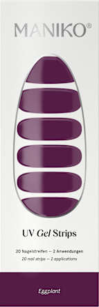 UV Gel Nagelfolie Aubergine, 20 stuks
