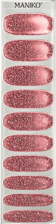 UV Gel Nagelfolies Glittery Rosé, 20 stuks