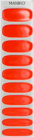 UV Gel Nagelfolies Hot Chilli, 20 stuks
