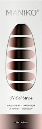 UV Gel Nagelfolie Latte de Luxe, 20 stuks
