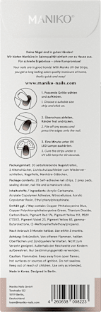 UV Gel Nagelfolie Latte de Luxe, 20 stuks