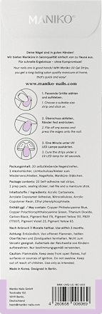 UV Gel Nagelfolien Lilac, 20 St