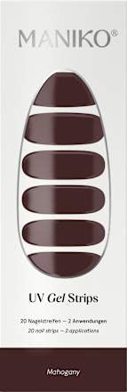 UV Gel Nagelfolien Mahogany, 20 St