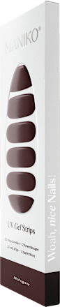 UV Gel Nagelfolien Mahogany, 20 St