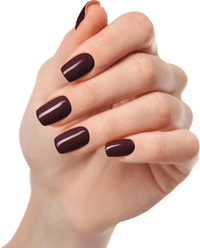 UV Gel Nagelfolien Mahogany, 20 St