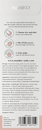 UV Gel Nagelfolien Milkshake, 20 St Maniko