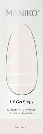 UV Gel Nagelfolien Milky Sheer, 20 St Maniko