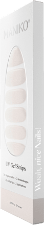 UV Gel Nagelfolien Milky Sheer, 20 St Maniko
