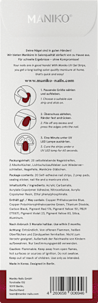 UV Gel Nagelfolien Mulled Wine, 20 St