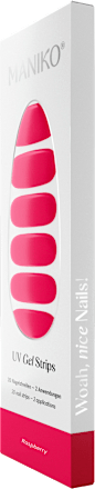 UV Gel Nagelfolien Raspberry, 20 St