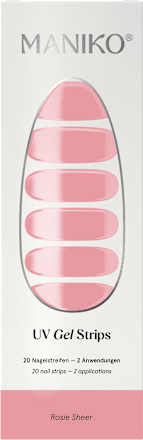 UV Gel Nagelfolien Rosie Sheer, 20 St